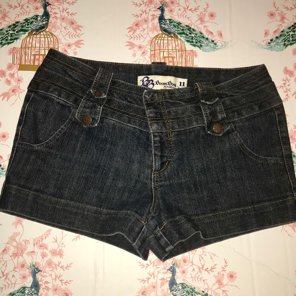 Boom Boom Jeans Pants - BoomBoom Jeans: Dark Blue Shorts